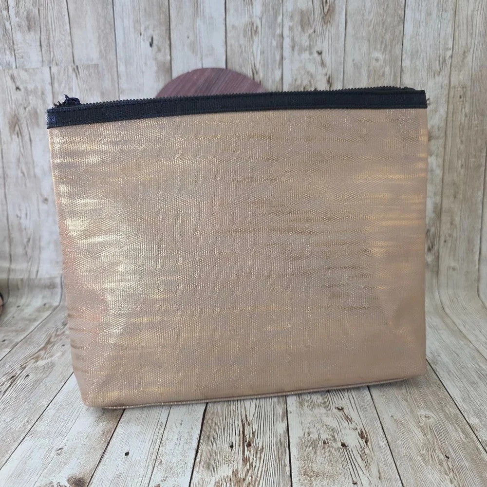 Lancome Gold Cosmetic Bag medium